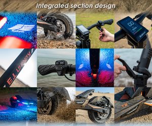 Nouveau lancement Entrepôt européen Kukirin T3 800w Scooter électrique tout-terrain pliable avec pneus à vide de 10 pouces - Product Image 5