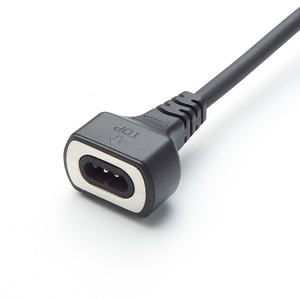 Cavo <span class=keywords><strong>USB</strong></span> Magnetico con Connettore Pogo Pin, <span class=keywords><strong>USB</strong></span> Tipo <span class=keywords><strong>C</strong></span>, USBC, Tipo-<span class=keywords><strong>C</strong></span>, Personalizzabile, Forte Magnete N52, Cavo a Spirale, Cavo a Molla, Cavo Avvolto - Product Image 2