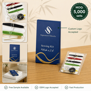 Set <span class=keywords><strong>de</strong></span> Reparación <span class=keywords><strong>de</strong></span> Emergencia para Bolsas <span class=keywords><strong>con</strong></span> Seis Colores <span class=keywords><strong>de</strong></span> Hilo, Botones, Agujas, Alfileres <span class=keywords><strong>de</strong></span> Seguridad, Desechable, Gris, Artículos <span class=keywords><strong>de</strong></span> Hotel, Marca Privada - Product Image 2