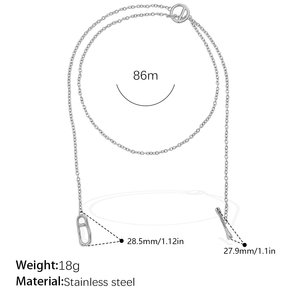 Chaîne de pull argentée MYL08S