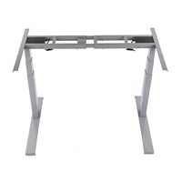 Bureau debout électrique à double moteur de haute qualité, avec pieds en forme de C, réglable en hauteur, pour la maison et le bureau, équipement informatique
