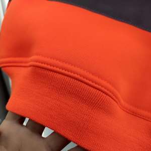 Veste à capuche réfléchissante pour hommes, avec poches, sweat-shirt de sécurité avec fermeture éclair, de couleur <span class=keywords><strong>Orange</strong></span> et noire - Product Image 6