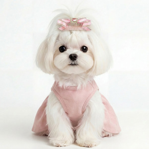 Small puppy hair <b>clip</b>, Yorkshire Maltese style, in stock, pet accessory, hair <b>clip</b>, high-end pet hair <b>clip</b>. - Product Image 3