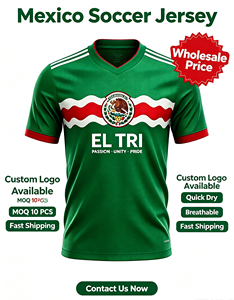 Camiseta de Fútbol de México <span class=keywords><strong>El</strong></span> Tri, Jersey Nacional de Poliéster de Secado Rápido, Uniforme Personalizado con Estampado, Ropa Deportiva para Fanáticos, Hombres y Mujeres - Product Image 1