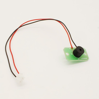 Kabel Harness Modul PCB Buzzer Aktif, Kabel Konektor Plastik Putih 2Pin untuk AC, Papan Alarm Peralatan Rumah Tangga