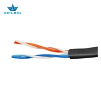 Câble LAN torsadé CAT3 2 paires 500m, conducteur OFC, gaine PVC