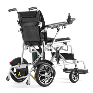 Venta Directa de Fábrica, Silla de Ruedas Eléctrica Plegable de Aleación de Aluminio de 14.3 kg, Cómoda para el Cuidado en el Hogar, para <span class=keywords><strong>Personas</strong></span> <span class=keywords><strong>Mayores</strong></span> - Product Image 5