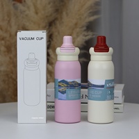Bouteille isotherme personnalisée en acier inoxydable 304, anti-fuite, avec couvercle à poignée, maintien au chaud/froid 12-24 heures, pour le sport