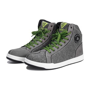Chaussures de moto durables antidérapantes off-road en cuir polyuréthane pour homme avec protection contre les chocs – Idéales pour l'été - Product Image 4