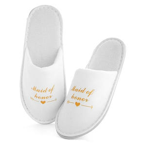 Pantuflas de Boda Personalizables, Pedido al por Mayor, Recuerdos Promocionales para Fiestas Nupciales, Pantuflas de Hotel Económicas para Invitados, Ideas de Regalos de Boda - Product Image 4