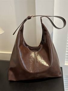 Sac fourre-tout messager pour femme Tide Vant CHOVANT, style rétro vintage, grande capacité, toutes saisons, fermeture éclair portable, PU - Product Image 3