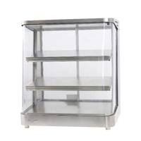 Présentoir Chauffant Commercial en Verre Chef Prosentials pour Plats Chauds, Pizzas, Pâtisseries et Pains – Vitrine Professionnelle pour Hôtels, Restaurants et Buffets
