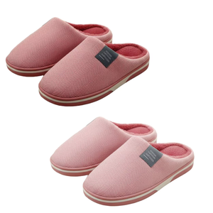 Chaussons d'intérieur Texlina pour femmes, chauds, antidérapants, doux, respirants, rose poudré, beige, mauve, tailles US 6, 7, 7.5, 8.5, 9, 10, hiver - Product Image 1