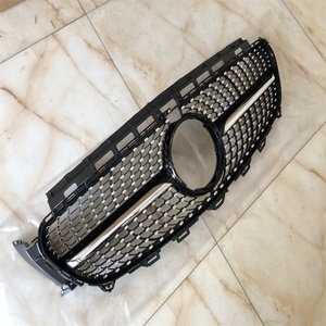 Grille avant de voiture de Style diamant adaptée pour Mercedes Benz <span class=keywords><strong>W213</strong></span> classe E <span class=keywords><strong>E200</strong></span> E250 E300 E350 modèle année 2016-2020 - Product Image 3