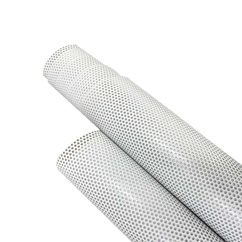 Perforated vinyl film high quality printable one way vision mesh banner