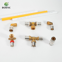 Échantillon Gratuit Bornic – Raccords à Sertir PEX Multicouche 16 mm en Laiton Haute Pression pour Plomberie Multistrato