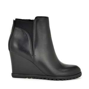 Bottines compensées noires personnalisées par le fabricant - Product Image 1