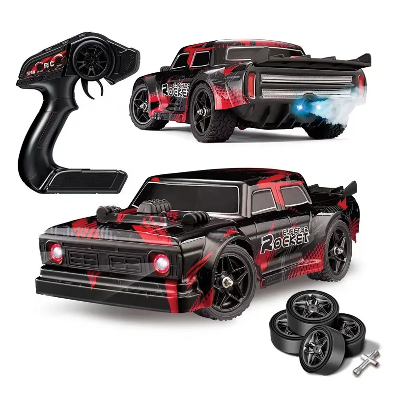 HS16351 2.4GHz 1/16 Spray RC Drift Car For Adults With 36KM/H High Speed Off Road RC Race Car 4WD Power