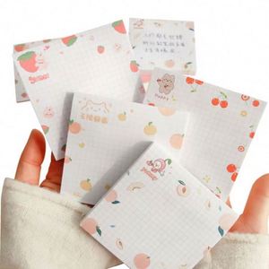 80-Page Cute Candy Cartoon Fruit Self-Adhesive <b>Memo</b> <b>Pad</b> Thick 80 Sheets Essential School Office Supplies for Back-to-School - Product Image 3