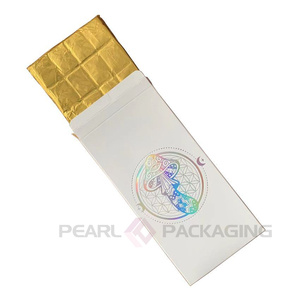 Chocolate Bar Packaging Milk Dark Choco Boxes with Molds Foils Ready to Ship Design Polkadot - Product Image 4