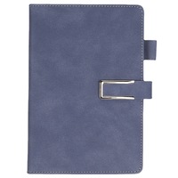 Libreta de Negocios A5 de Cuero PU con Cierre Magnético, Diario de Reuniones, Impresión de Logotipo, Material de Oficina