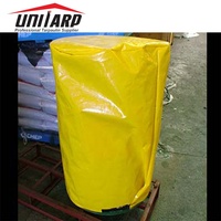 Bâche d'extérieur coupe-vent anti-poussière IBC cache-poussière imperméable PVC IBC avec fermeture éclair