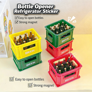 Destapador de Botellas de Cerveza de Metal 3D con Logotipo Personalizado al por Mayor, Adhesivo Decorativo para Refrigerador, Promocional, de Acero Inoxidable, Moderno - Product Image 3