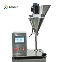 Machine de remplissage semi-automatique à vis sans fin pour poudres, remplisseur de table pour café et épices