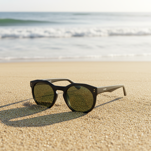 Lunettes de soleil rétro unisexes de luxe avec logo personnalisé, en TR90, confortables, avec verres polarisés colorés, pour les pique-niques en plein air, le cyclisme, les vacances, les cadeaux - Product Image 1