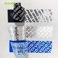 Étiquettes anti-contrefaçon de qualité pharmaceutique Goode pour boîtes de médicaments, sceaux de sécurité anti-effraction personnalisés avec impression microtexte