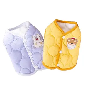 Хлопковое флисовое зимнее теплое высококачественное Роскошное Одеяло, дизайнерские аксессуары, одежда для собак, жилет для собак, куртка для собак