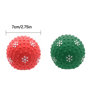 New <b>Dog</b> Pet <b>Toy</b> with Sound <b>Christmas</b> <b>Toy</b> Latex Molar <b>Dog</b> the <b>Toy</b> <b>Dog</b> Ball - Product Image 4