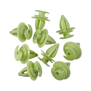 Bmw Plastic <b>Clip</b> D58 Green For <b>E</b> Series Car Interior Fastener 21.5mm Length - Product Image 2