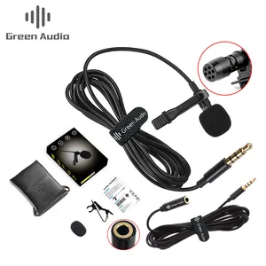 GAM-141L Professional Lavalier Lapel Clip on Microphone for Cameras and Smartphones with 2 Meter Extension Cable