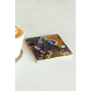 Posavasos de Piedra Individual de la Serie Vincent Van Gogh, Diseño Cuadrado de 116 mm, para Regalo Empresarial o Promocional - Product Image 1