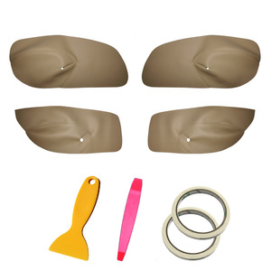 Kits de molduras de puerta para Volkswagen Golf de 4 puertas, paneles de puerta de cuero con manivela manual y herramientas de instalación - Product Image 5