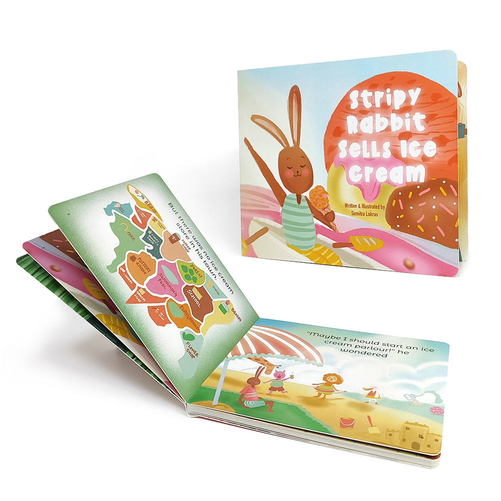 Stripy Rabbit vend de la crème glacée