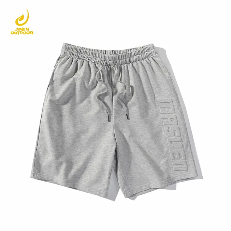3d embossed shorts 100% cotton fabric men's shorts summer shorts