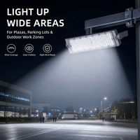 Lampu Sorot LED Modular Super Terang 100-1000W 180lm/w CCT 3000K/4000K/5000K/5700K/6500K 90-528V AC untuk Lapangan Olahraga