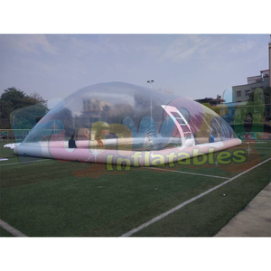 Enceintes d'hiver rétractables de qualité commerciale dômes à bulles <span class=keywords><strong>tente</strong></span> de bain plate couverture de <span class=keywords><strong>piscine</strong></span> gonflable de natation - Product Image 4