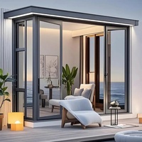 Système de porte à cadre en acier HORMANN pour salon moderne, balcon, isolation phonique, persienne extérieure à pont thermique brisé