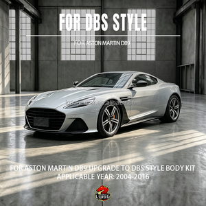 Kit carrosserie complet pour Aston DB9 au style DBS, en fibre de carbone, comprenant pare-chocs avant et arrière, jupes latérales et ailes, pour la transformation de l'ancien modèle en nouveau. - Product Image 5