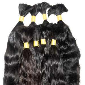 Cheveux Remy en Gros 100% Vierge Remy Body Wave Cheveux Bruts 200g en Vrac Cheveux Indiens d'Inde avec Emballage et Personnalisation du Logo - Product Image 1