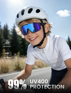 Lamicall BCPE04 OEM Bulk <strong>Buy</strong> Sports Sunglasses for Kids TR90 Lightweight Children Cycling Eyewear Windproof Goggles Racing - Product Image 2