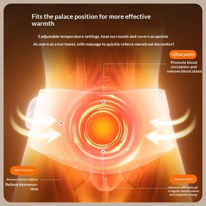 Masajeador Inalámbrico para Abdomen y Cintura, Cinturón de Masaje con Calor, Agradable al Tacto, para Aliviar el Dolor <span class=keywords><strong>Menstrual</strong></span> en Mujeres, Cuidado Corporal en Casa y Oficina - Product Image 3