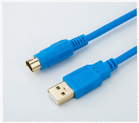 Cable de Programación PLC Industrial IDEC USB-FC4A/5A, Cable de Comunicación USB Microsmart para Descarga de Datos, Combinación de Blindaje de PVC