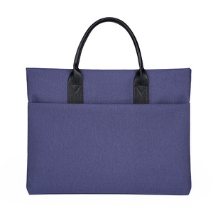 Office Briefcase Simple Modern <b>Computer</b> Business Laptop Waterproof Messenger Bag Nylon Briefcases. - Product Image 3