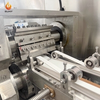 Machine fiable de fabrication de lingettes humides à double rouleau 12 voies, zéro temps d'inactivité, épissage automatique du rouleau