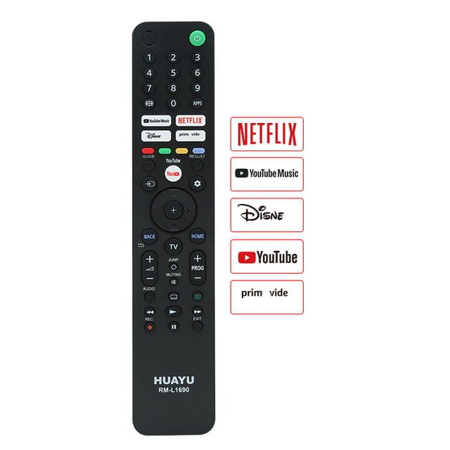 HUAYU Replacement for Sony Smart LED LCD OLED TV Universal Remote Control