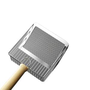 Pá para Areia de Gato em Aço Inoxidável Ecológica com Cabo Longo, Design de Furos Finos, Grande Capacidade para Excrementos, Lavável - Product Image 1